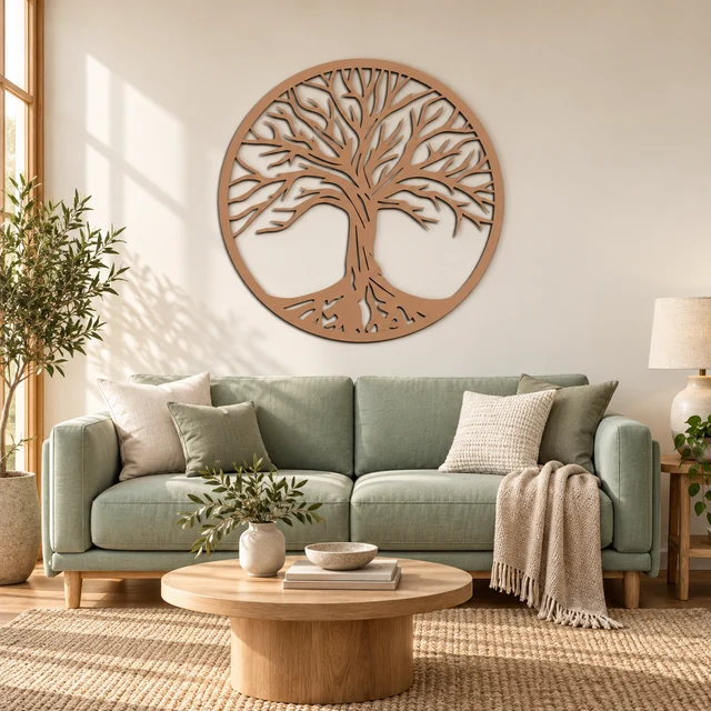 Dezayn MUJI Style Tree of Life TOL -1 3D Wall decor 3D Wall Sign Home Decoration Art Mural Custom Wall Art