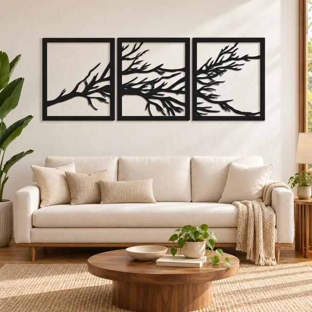 Dezayn MUJI Style Falling Branches BRC -1 3D Wall Decor 3D Wall Sign Home Decoration Art Mural Custom Wall Art