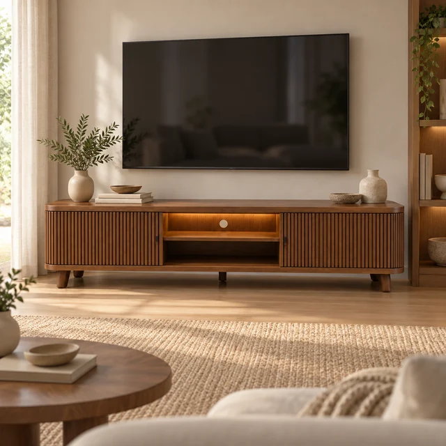 QALMY Exclusive™ | Serenity TV Cabinet